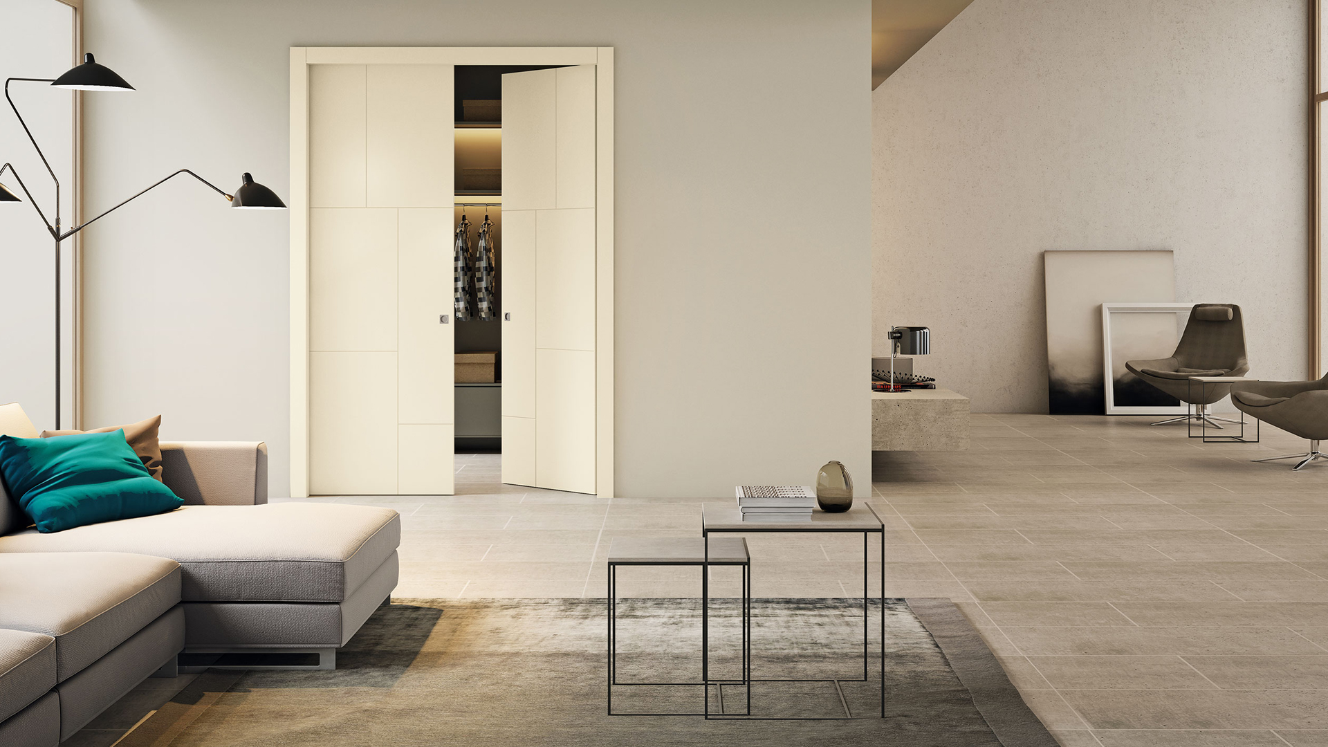 Centro Infissi Sica. Personalità. Ritmo. Geometrie. Le nostre porte di alta artigianalità.